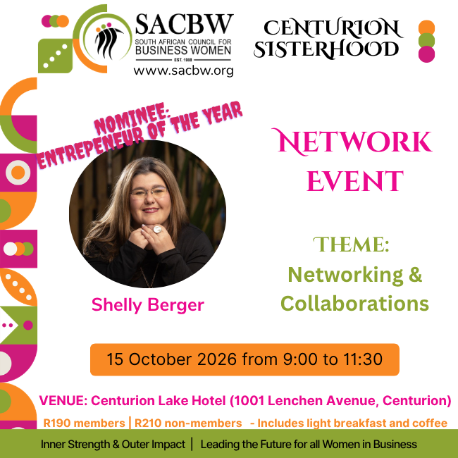 SACBW Centurion Network Event 15 October
