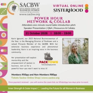 Virtual Online Sisterhood - Power Hour Network & Collab 21 October 2026