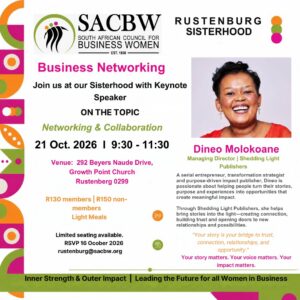 SACBW Rustenburg Network Event 21 October 2026